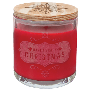 Candle with Wood Lid