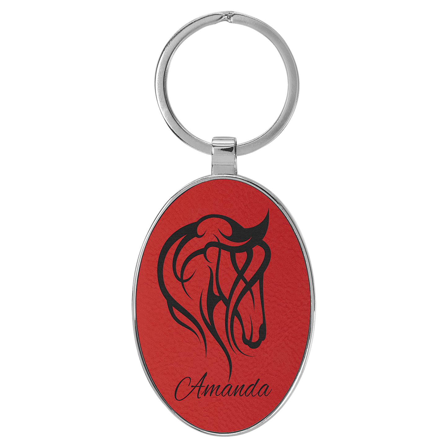 Leather/Metal Keychains