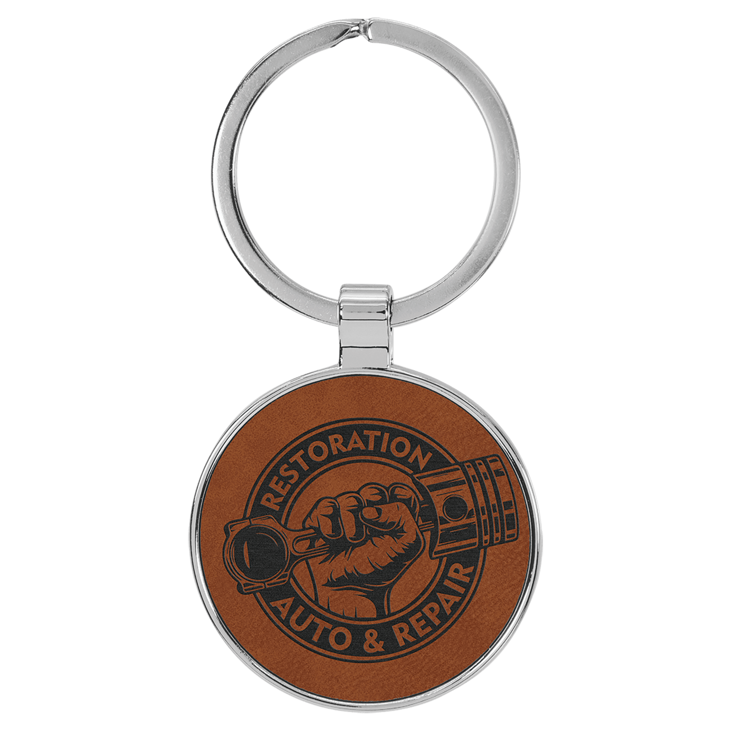 Leather/Metal Keychains
