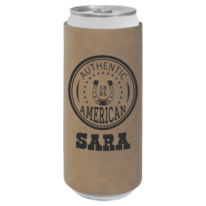 Leather Koozie Slim