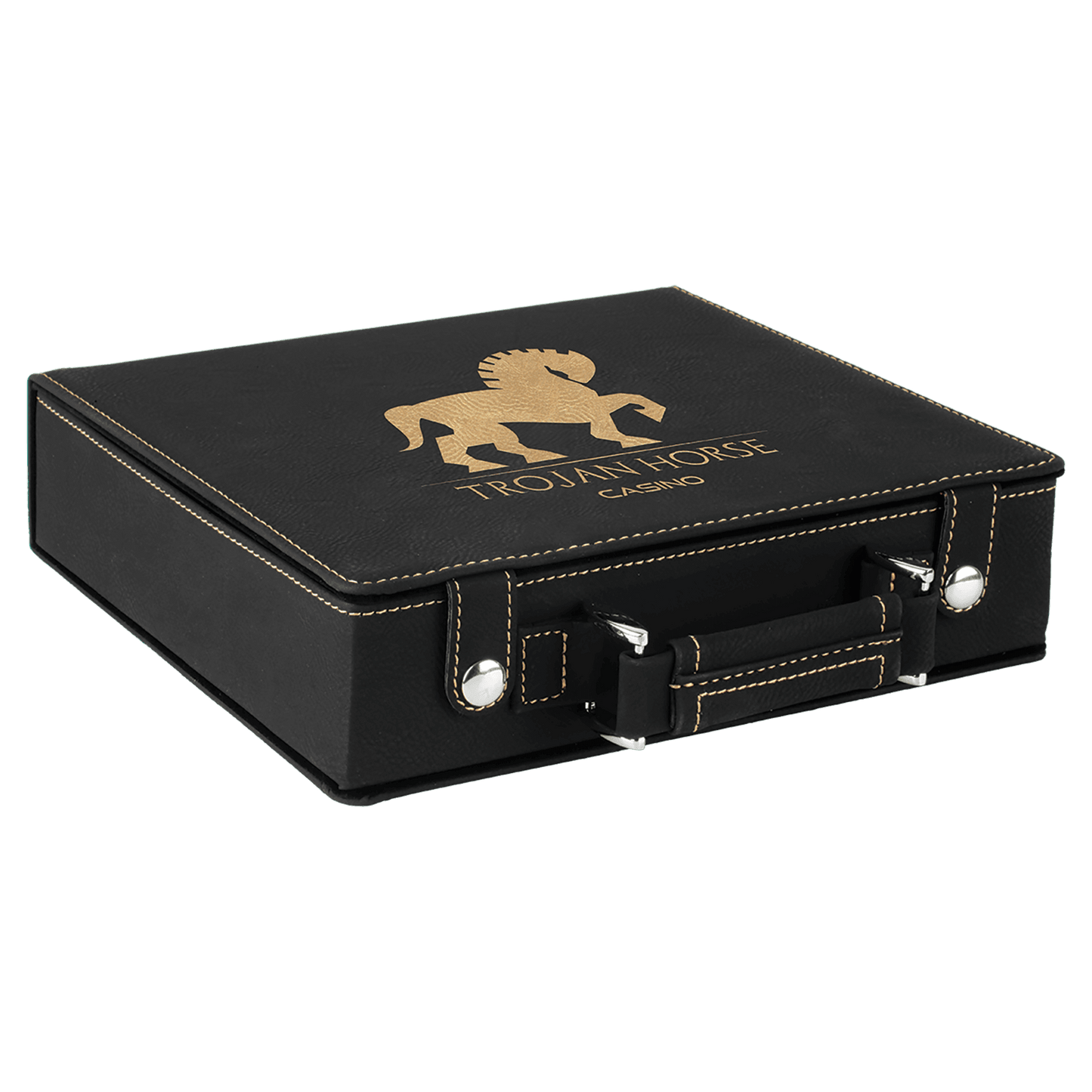 Leather 100 Chip Poker Set