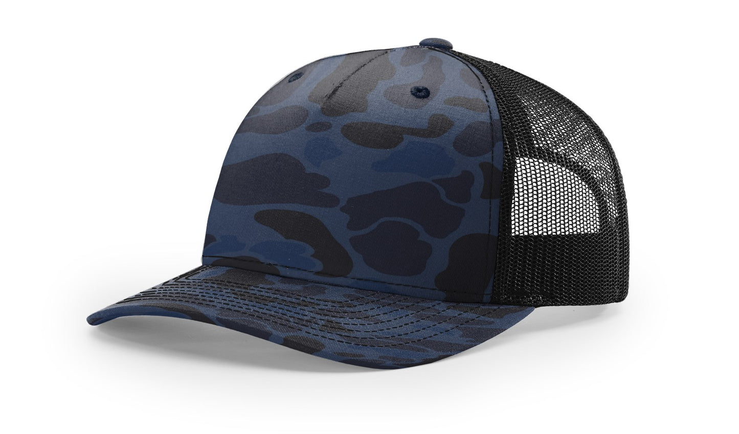 112PFP Printed Five Panel Trucker Hat