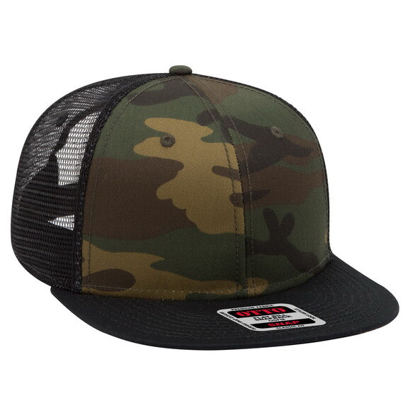 OTTO Snap 6 Panel Mid Profile Trucker Hat