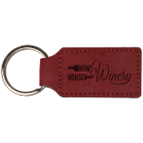 Leatherette Keychain