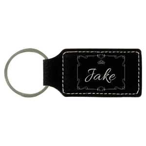 Leatherette Keychain