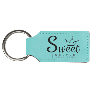 Leatherette Keychain