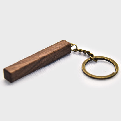 Wood Bar Keychain