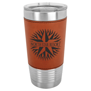 Polar Camel 20oz Tumbler with Leatherette