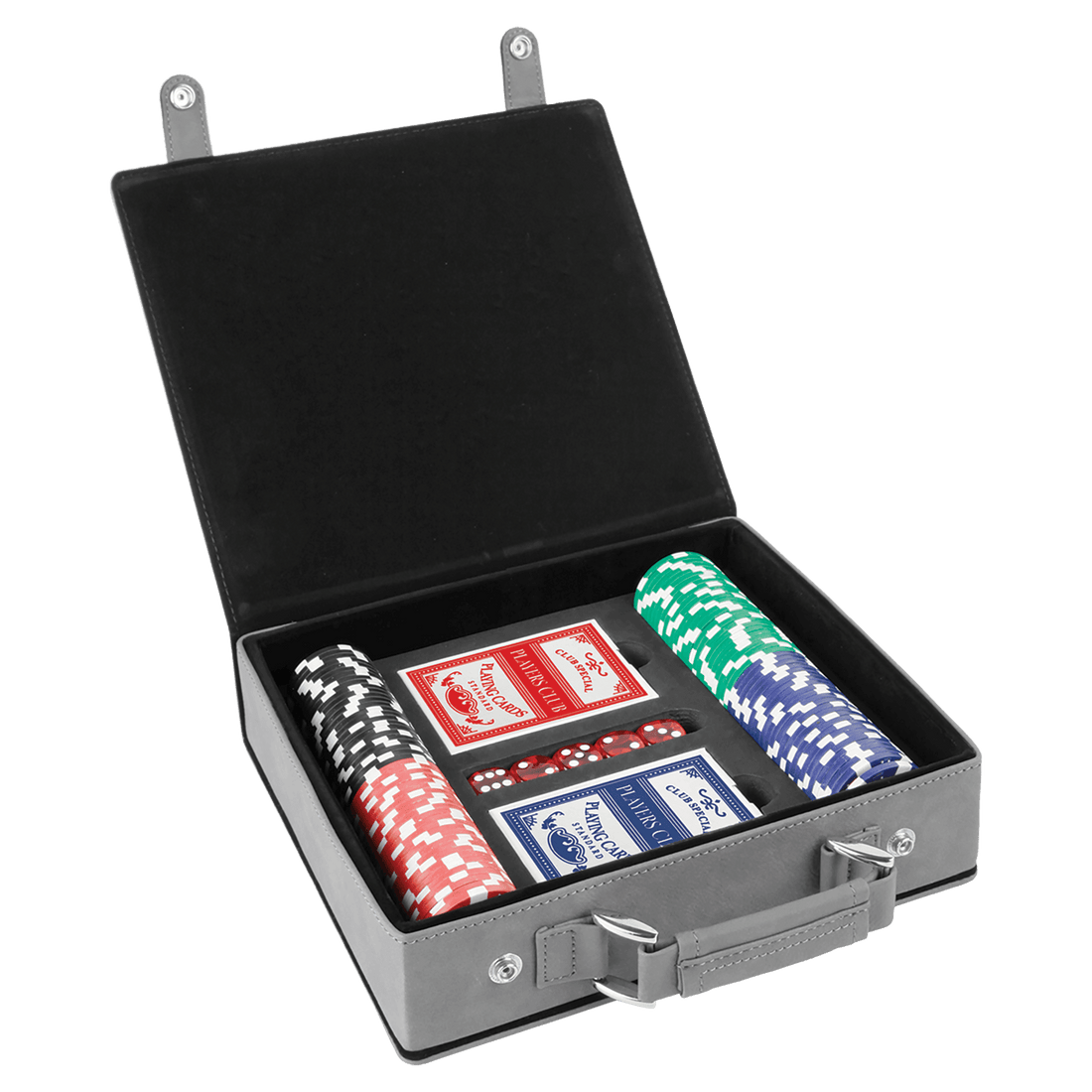 Leather 100 Chip Poker Set