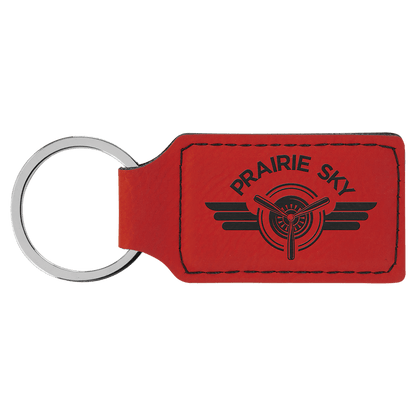 Leatherette Keychain